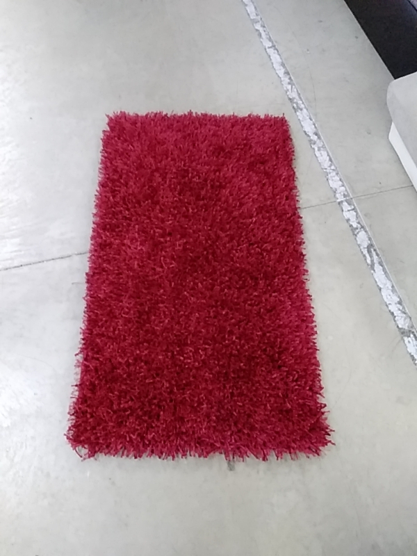 TAPIS MODERNE ROUGE 60X120CM