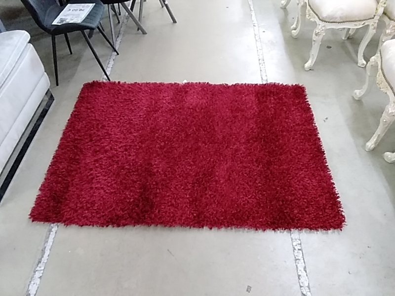 TAPIS MODERNE ROUGE 120X170CM