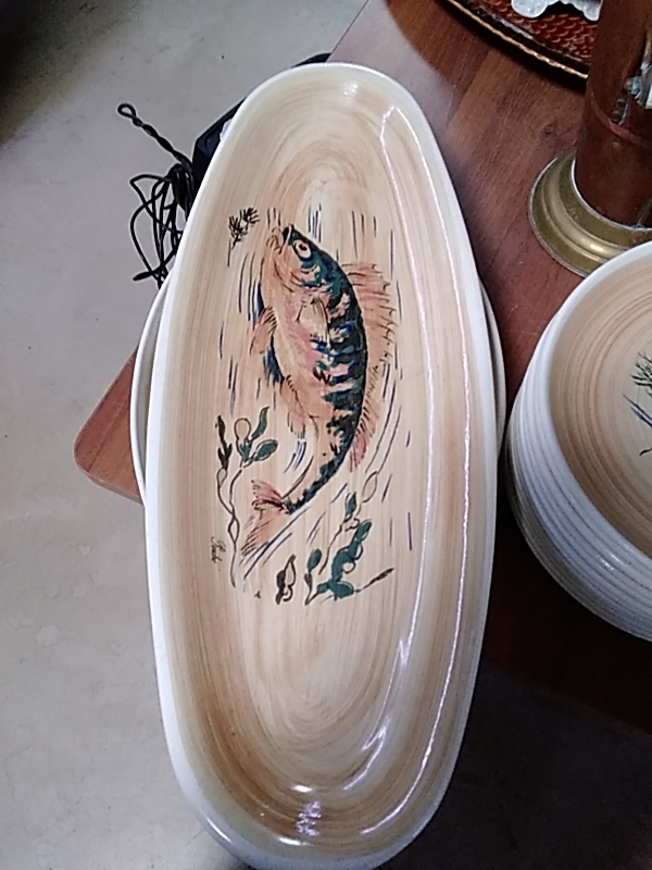 GRAND PLAT A POISSON SARREGUEMINES 