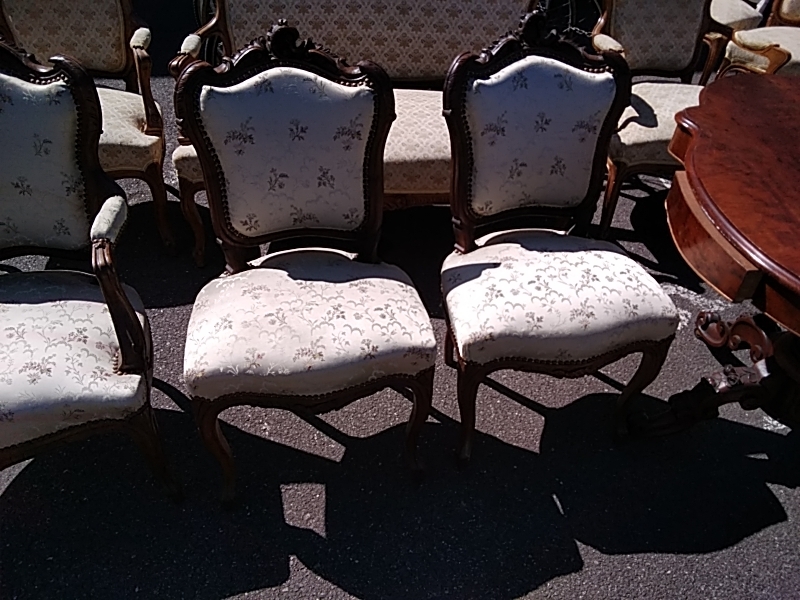 CHAISE ANCIENNE STYLE LOUIS XV 