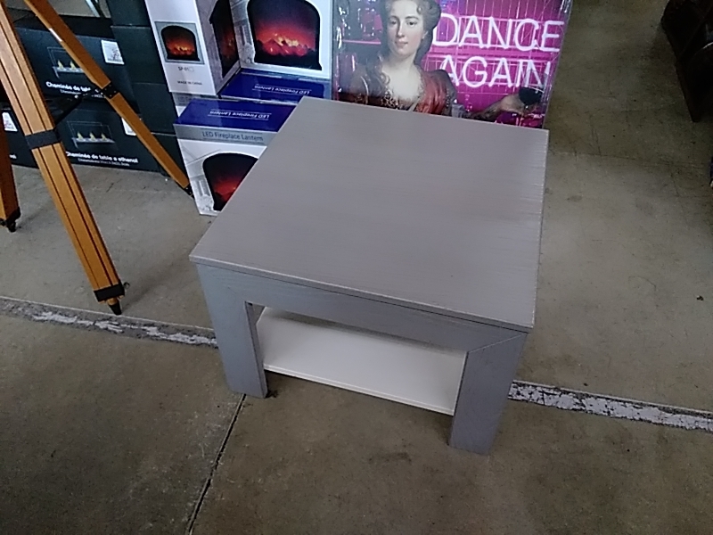 TABLE BASSE CARRÉE 55 X 55 CM
