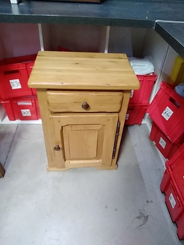 CHEVET CHÊNE CLAIR 1 PORTE 1 TIROIR