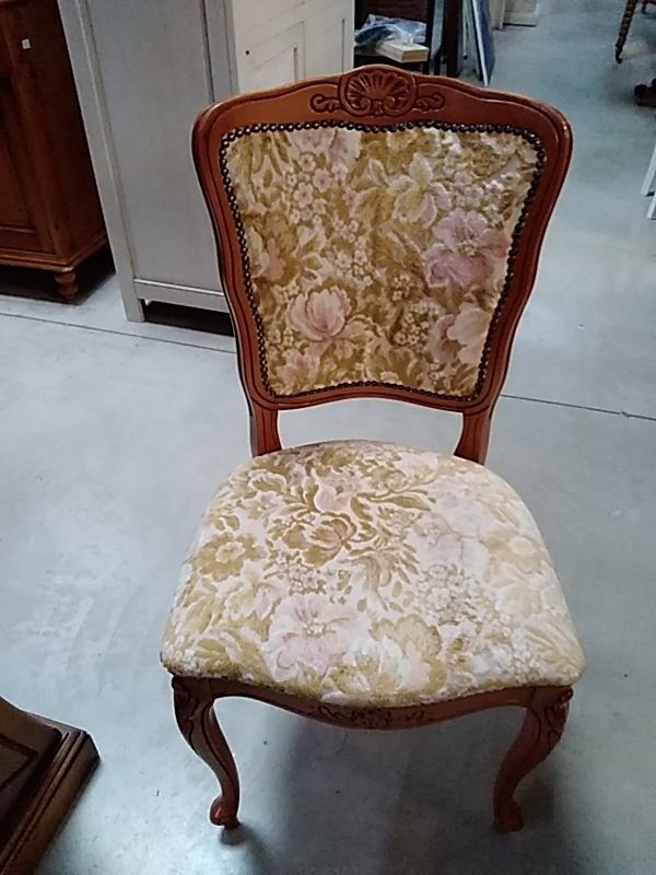 LOT DE 6 CHAISES MERISIER 
