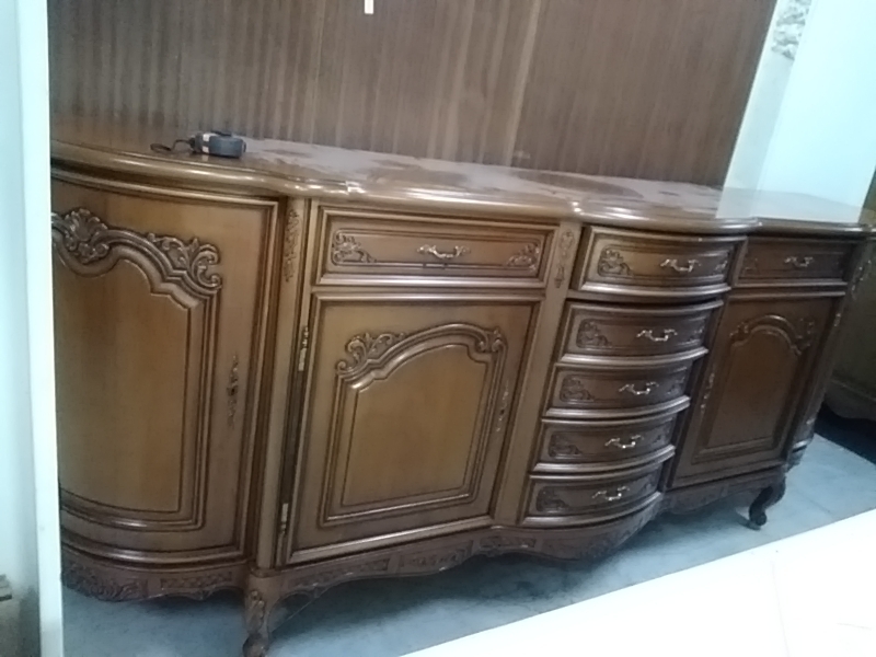 ENFILADE MERISIER 4 PORTES 7 TIROIRS 256 CM