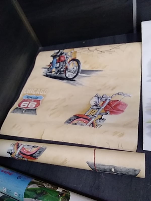 ROULEAU TAPISSERIE ROUTE 66