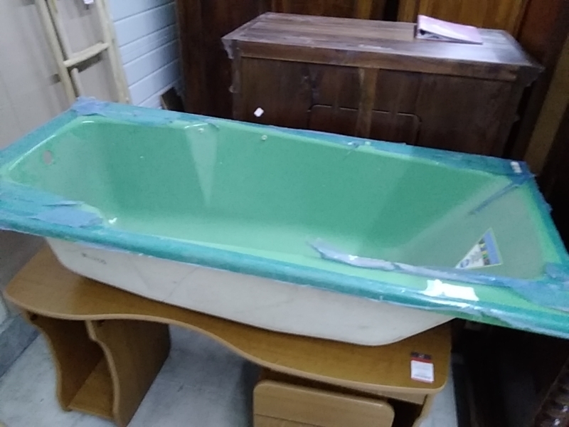 BAIGNOIRE FIBRE COULEUR VERTE 