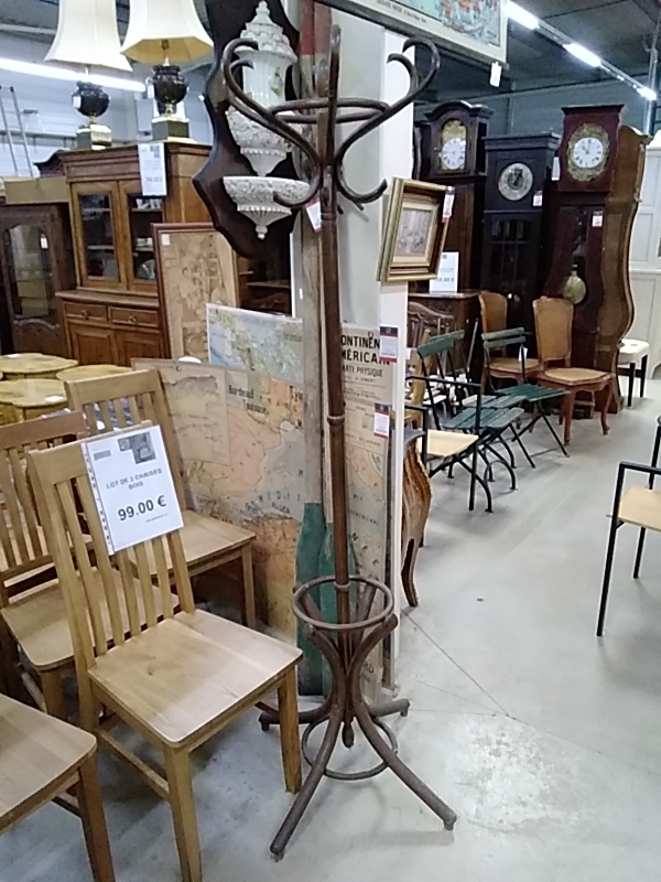 PORTE MANTEAUX BOIS ANCIEN 