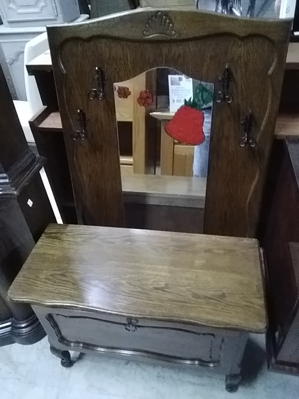 VESTIAIRE COFFRE MIROIR 
