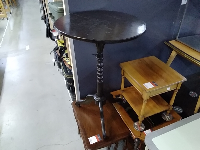 GUÉRIDON GRAND MODELE BOIS NOIR 