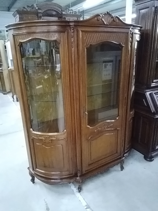 VITRINE MERISIER STYLE LOUIS XV