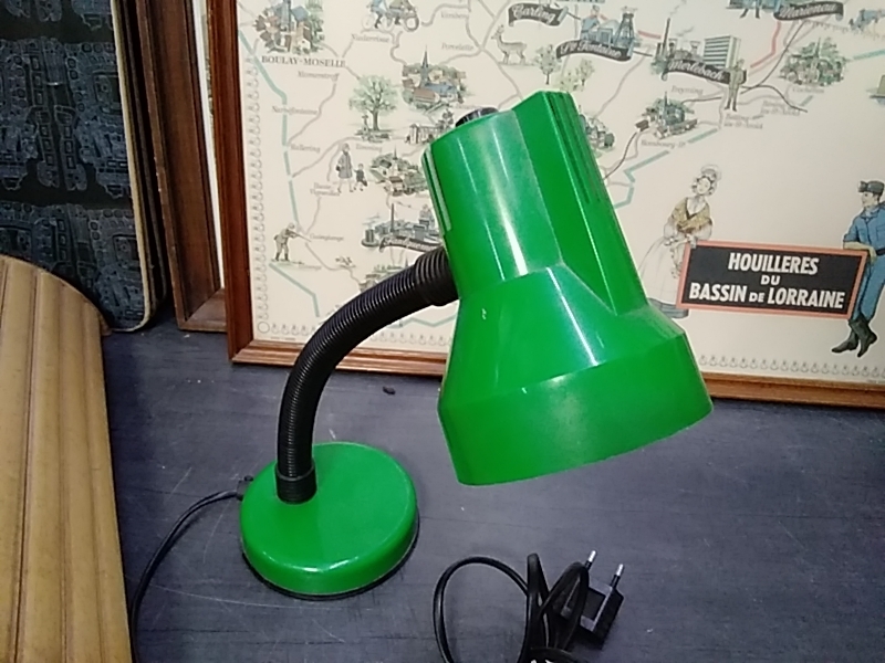LAMPE DE BUREAU VERTE 