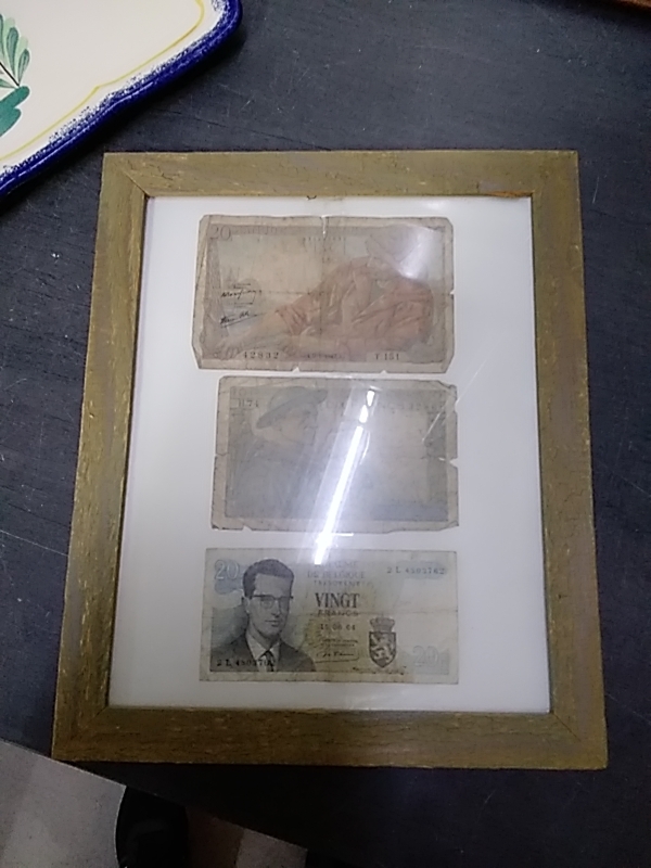 CADRE BILLETS DE BANQUE 
