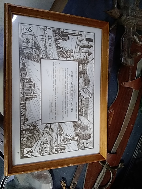 CADRE CERTIFICAT D’ÉTUDES 