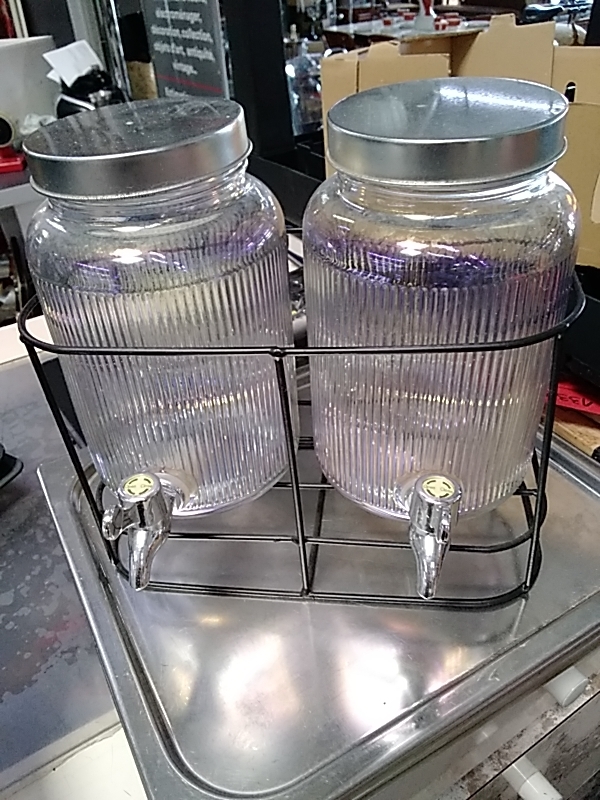 SUPPORT FONTAINE A EAU EN VERRE 