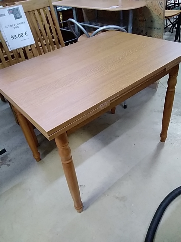 TABLE DE CUISINE 2 ALLONGES 