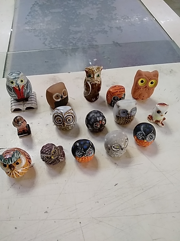 PORTE BONHEUR HIBOU 