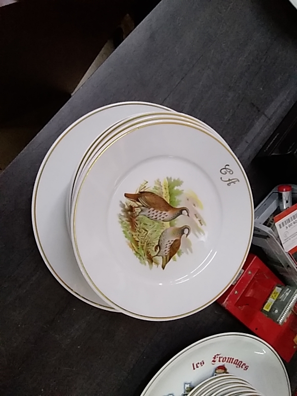 SERVICE À GIBIER LIMOGES MARQUAGE CA 13 PCS