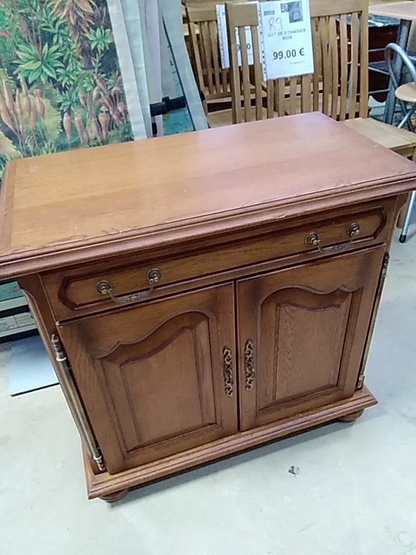 COMMODE 1 TIROIR 2 PORTES 