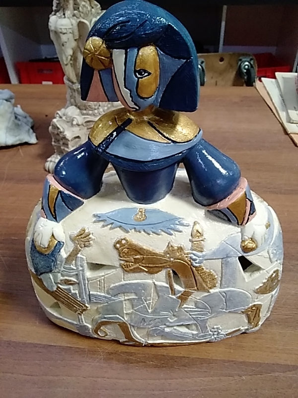 SCULPTURE LES MENINES STYLE PICASSO 
