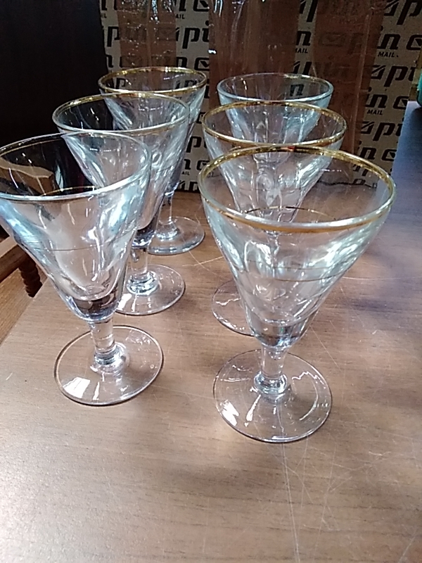 LOT DE 6 VERRES 