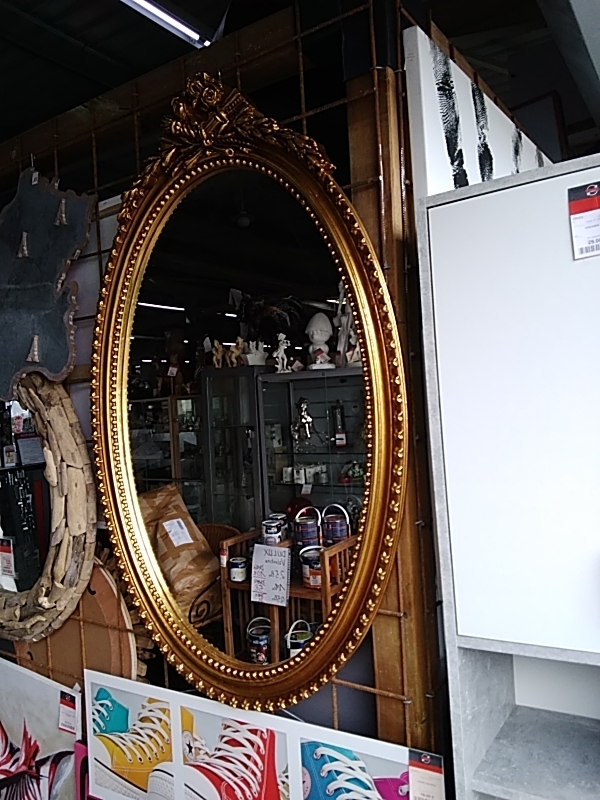 MIROIR BAROQUE OVALE  124 X 78CM