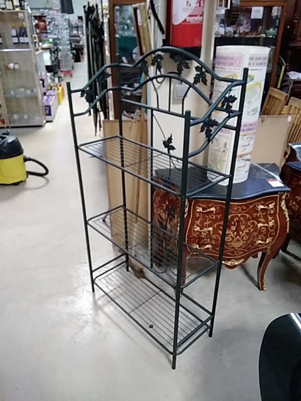 ÉTAGÈRE METAL VERTE 