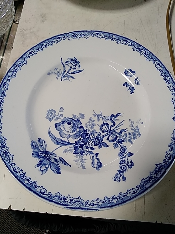 ASSIETTE FONTANCES SARREGUEMINES GM