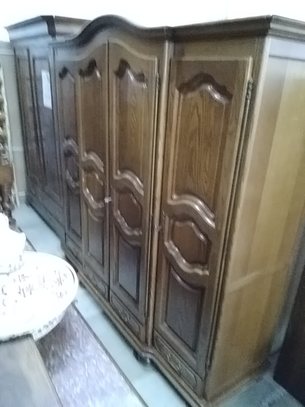 ARMOIRE 4 PORTES 4 TIROIRS CHÊNE 