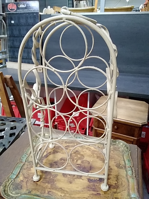 PORTE BOUTEILLES FER FORGÉ 