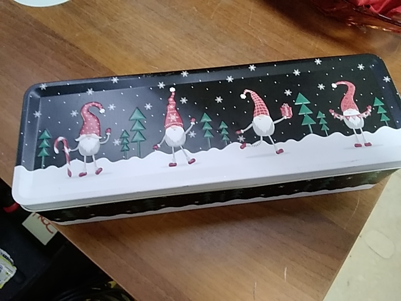 BOITE METAL DE NOËL 