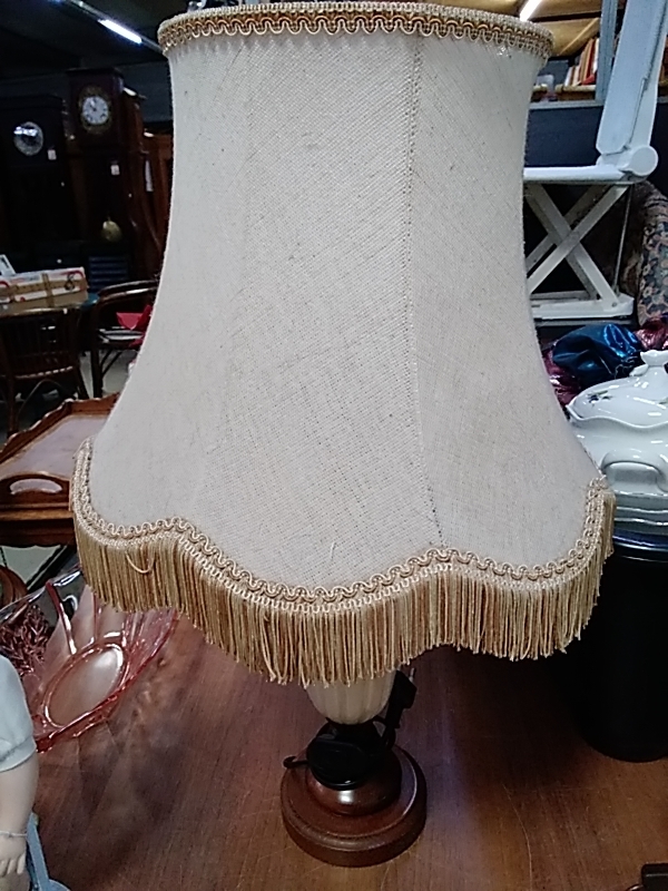 LAMPE À POSER BOIS 