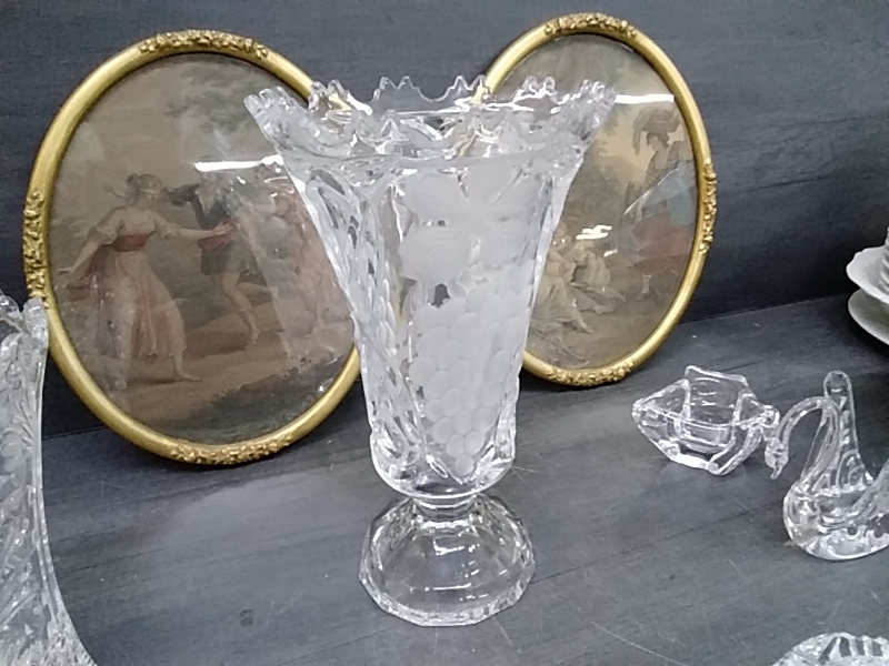 VASE CRISTAL HT 28CM