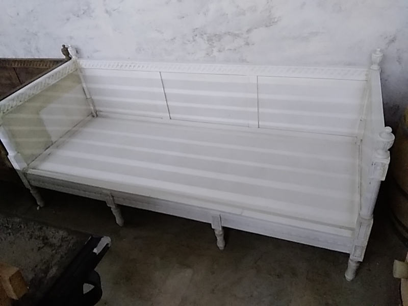 BANC LOBERON SANS COUSSINS BOIS BLANC OU BRUN