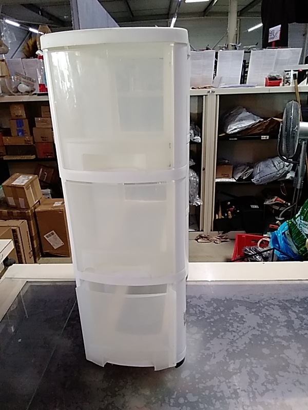 PETIT MEUBLE DE RANGEMENT 3 TIROIRS PVS