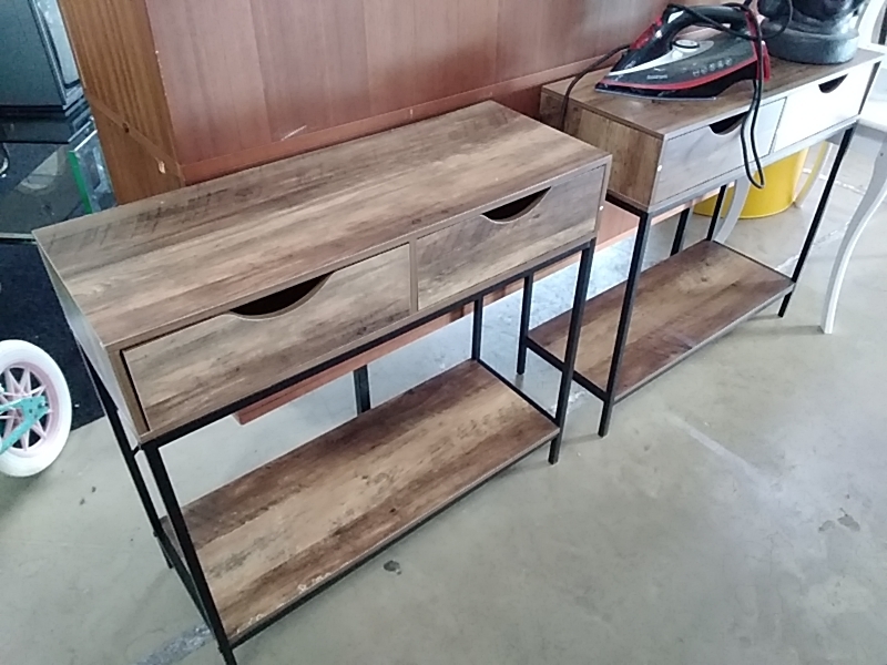 CONSOLE 2 TIROIRS 