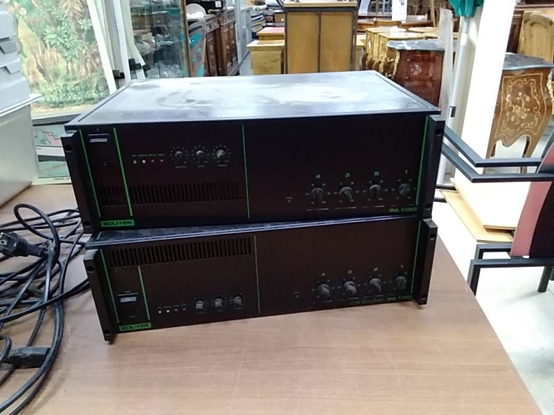 ENSEMBLE 2 AMPLIS BOUYER 1150 ET 1180 ET 2 HAUT PARLEUR BOUYER