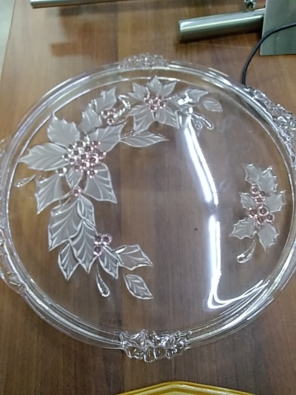 PLAT À TARTE VERRE 