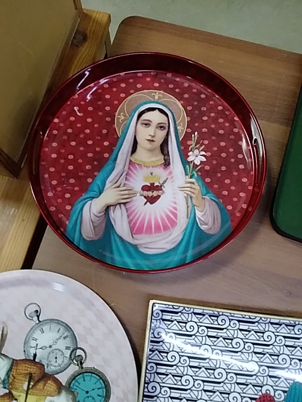 PLATEAU ROND DIAMÈTRE 35CM LA VIERGE