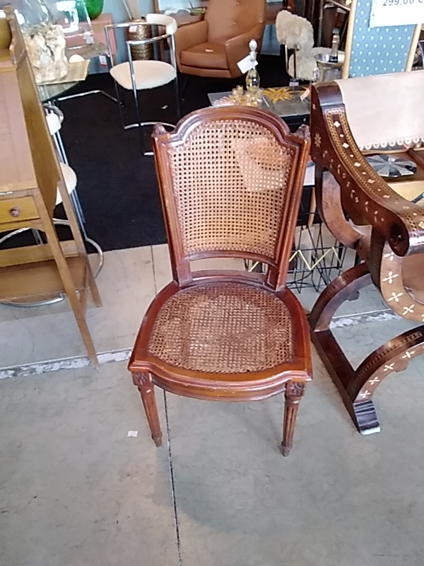 CHAISE LOUIS XVI CANNÉE 