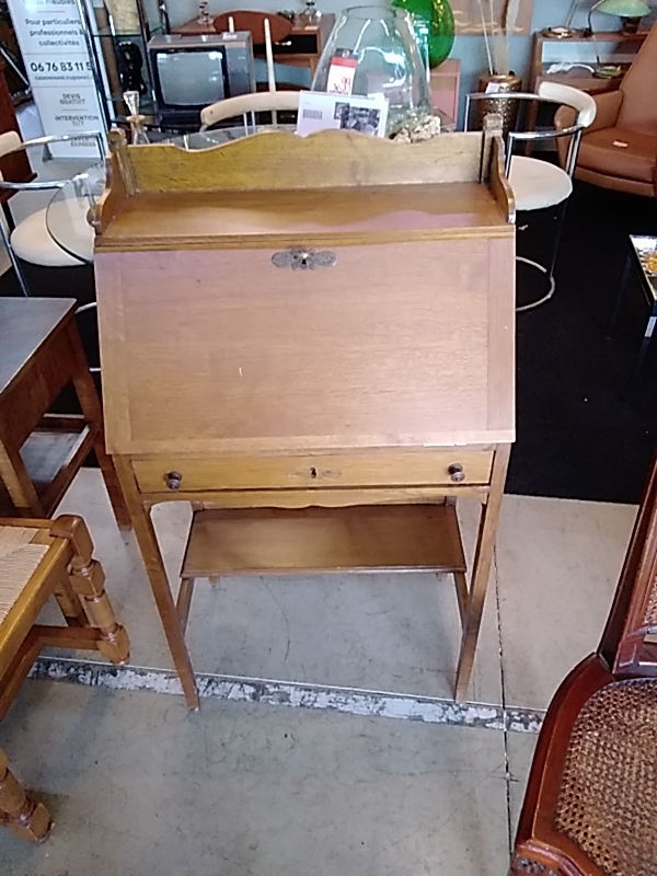 SECRÉTAIRE PETIT MODÈLE 1 TIROIR 1 PORTE BASCULANTE 