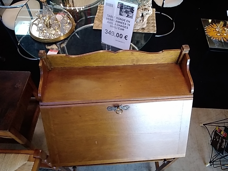 SECRÉTAIRE PETIT MODÈLE 1 TIROIR 1 PORTE BASCULANTE 