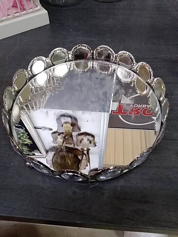 PLATEAU MIROIR ROND