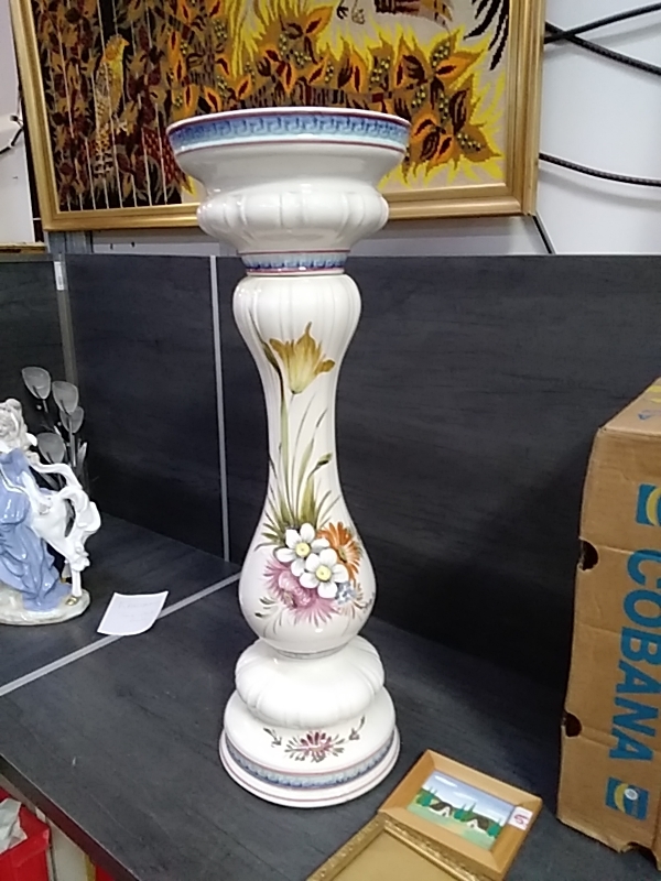 COLONNE FAÏENCE HAUTEUR 78 CM