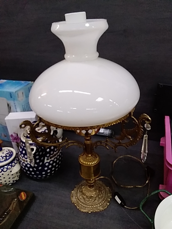 LAMPE À POSER LAITON 