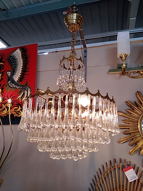 LUSTRE VENINI ITALIE 1950