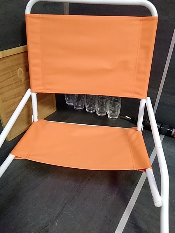 CHAISE DE PLAGE ORANGE 