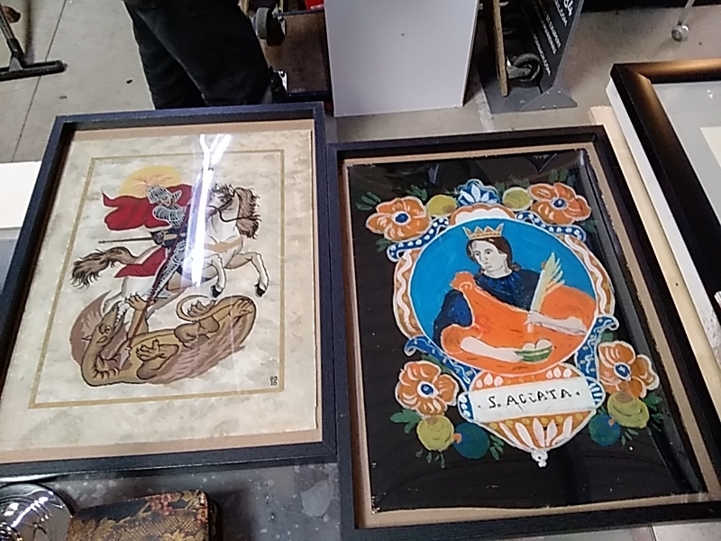 PEINTURE SOUS VERRE 