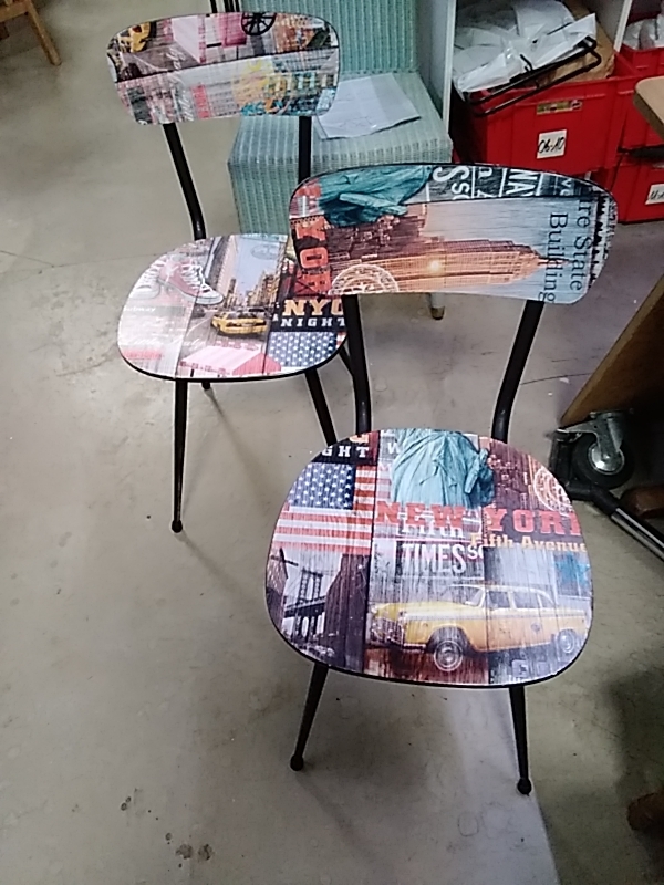 PAIRE DE CHAISES NEW-YORK 