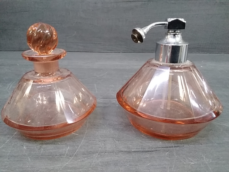 ENSEMBLE TOILETTE ART DECO 2 PIÈCES 