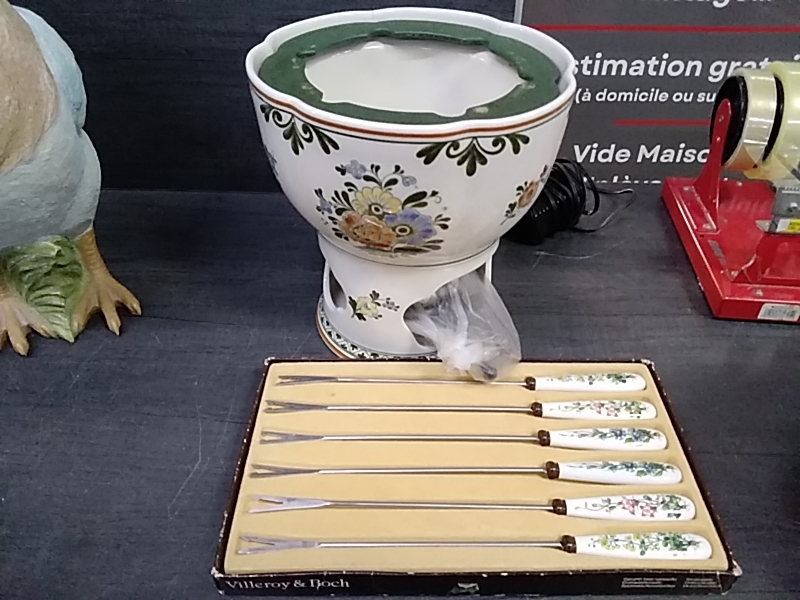 FONDUE AVEC 6 PIQUE VILLEROY BOCH 